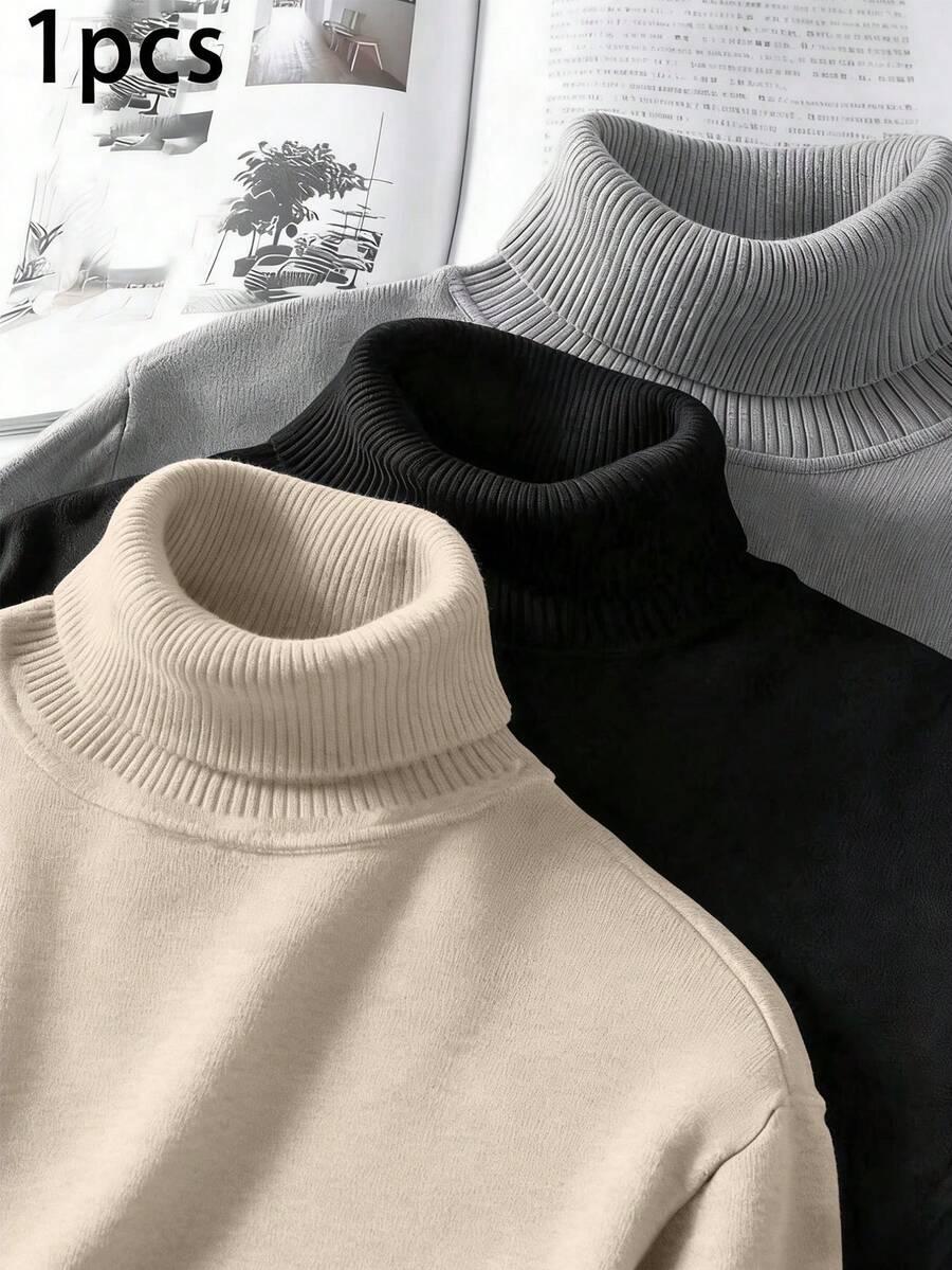 beżowy sweter golf