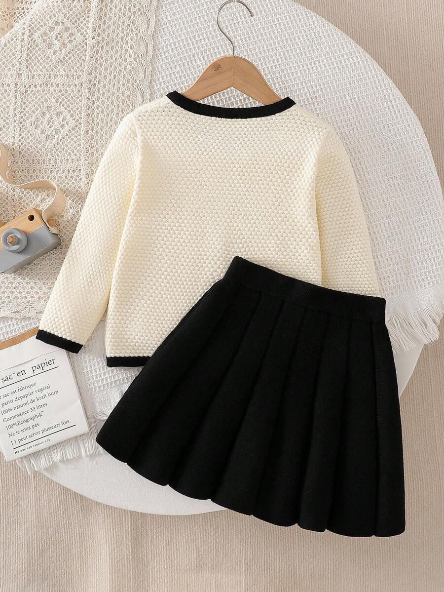 KOMPLET SWETER SPÓDNICA