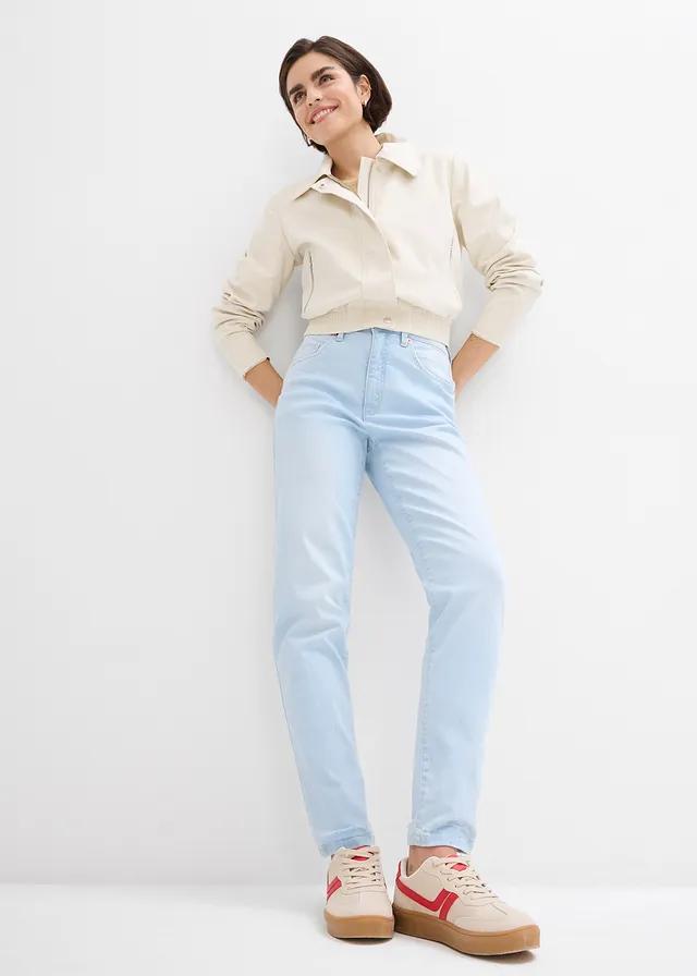 SPODNIE MOM JEANS