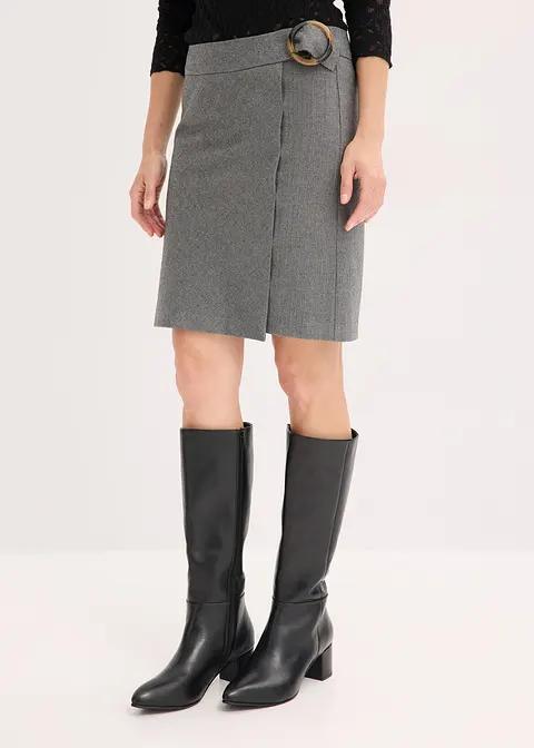 SPÓDNICA PROSTA PLUS SIZE 