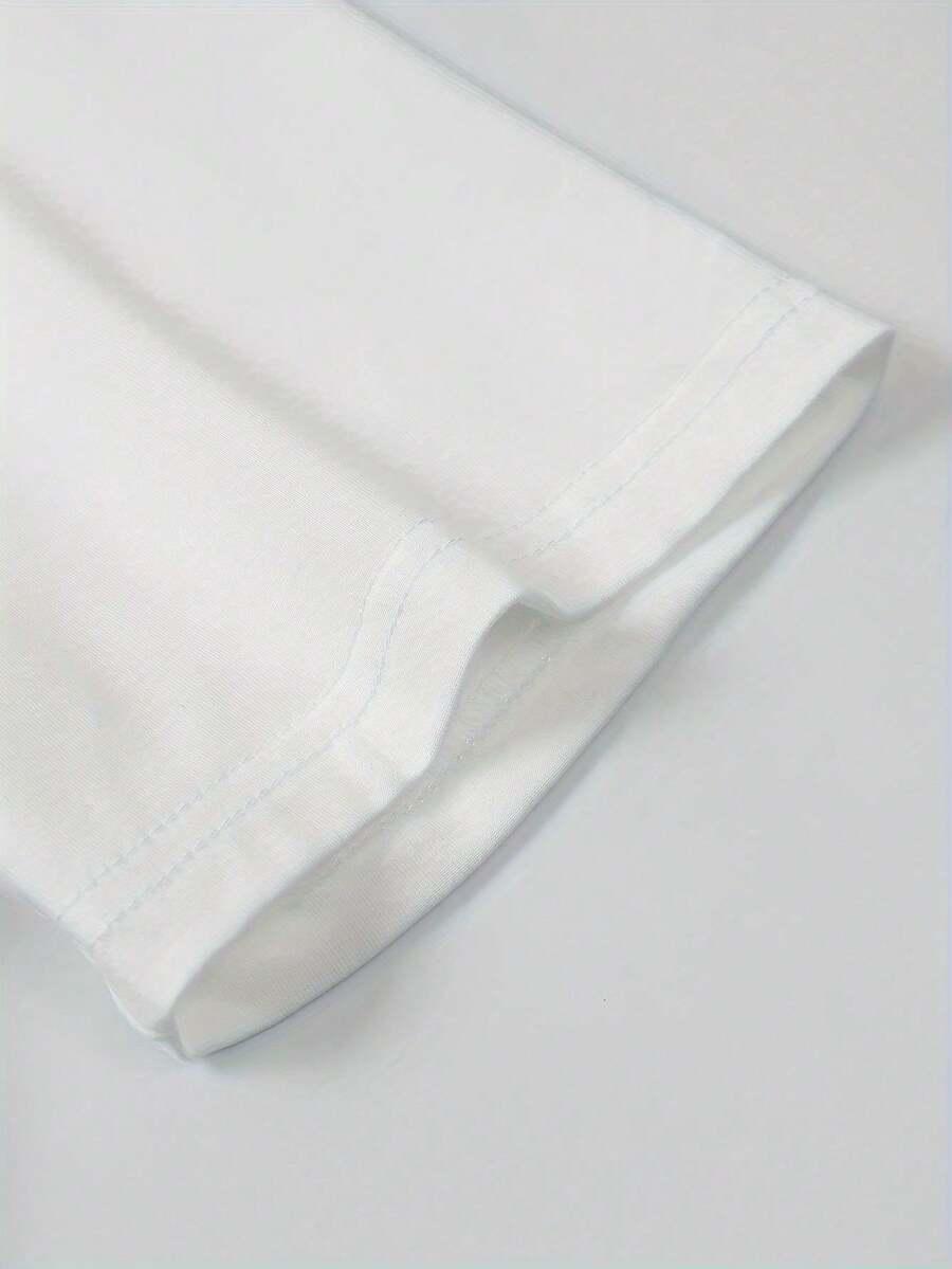 biały t-shirt basic
