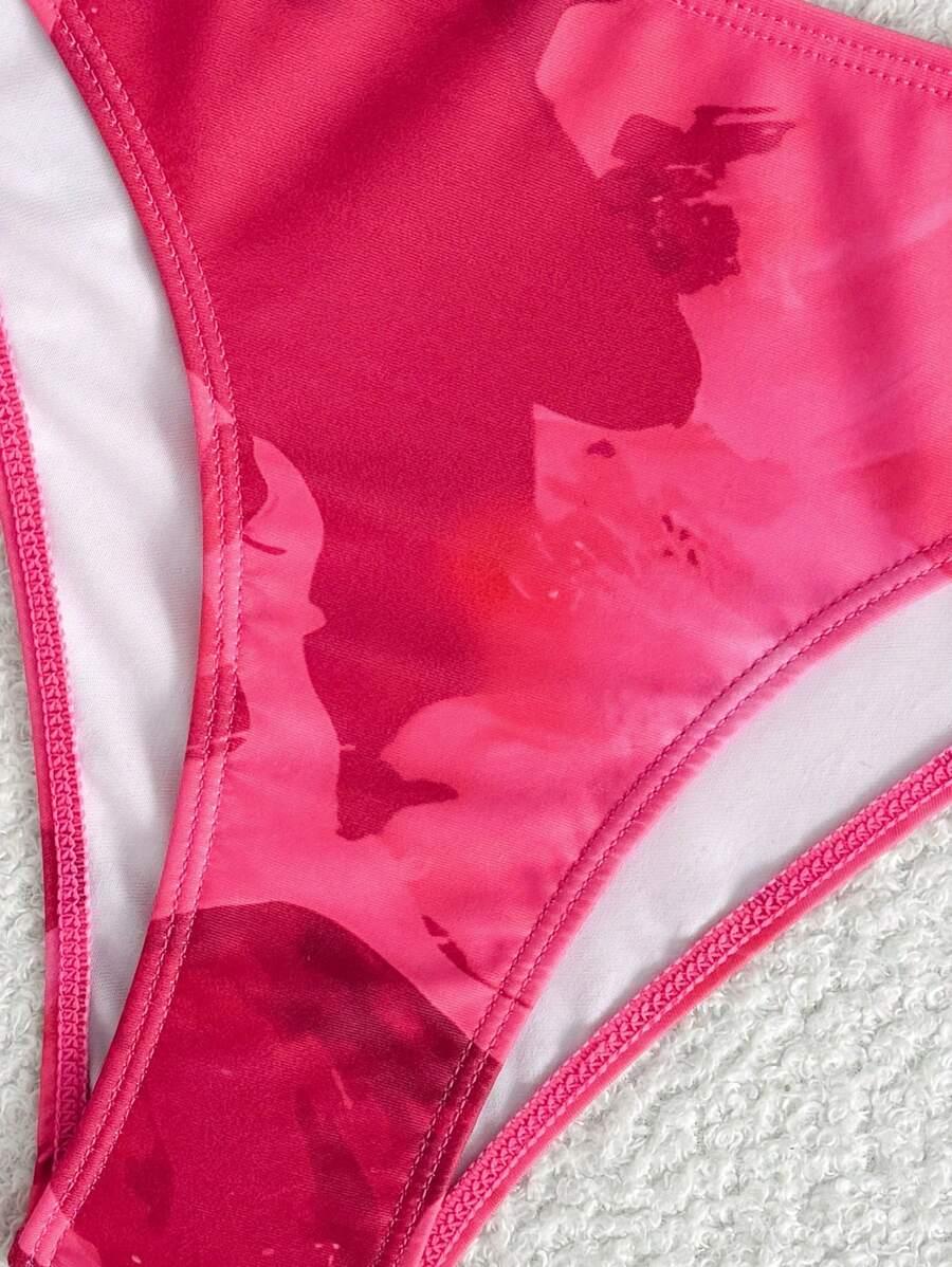 DWUCZĘŚCIOWY KOSTIUM KĄPIELOWY BIKINI NARZUTKA