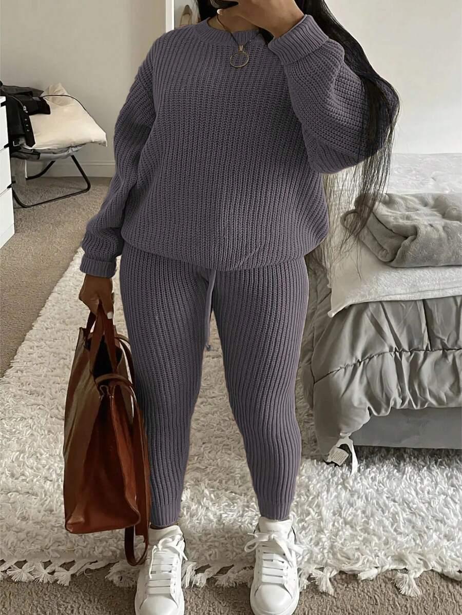 sweter spodnie komplet