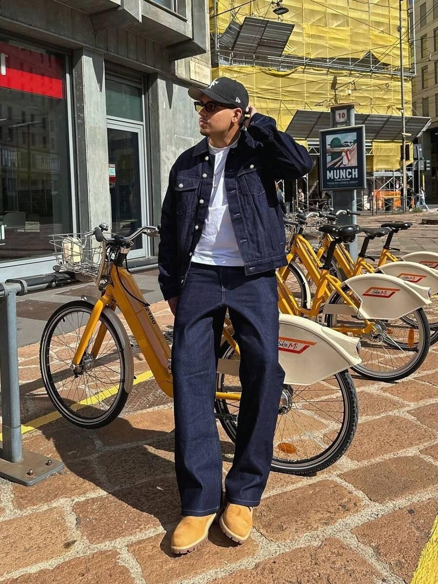 spodnie jeans prosta nogawka