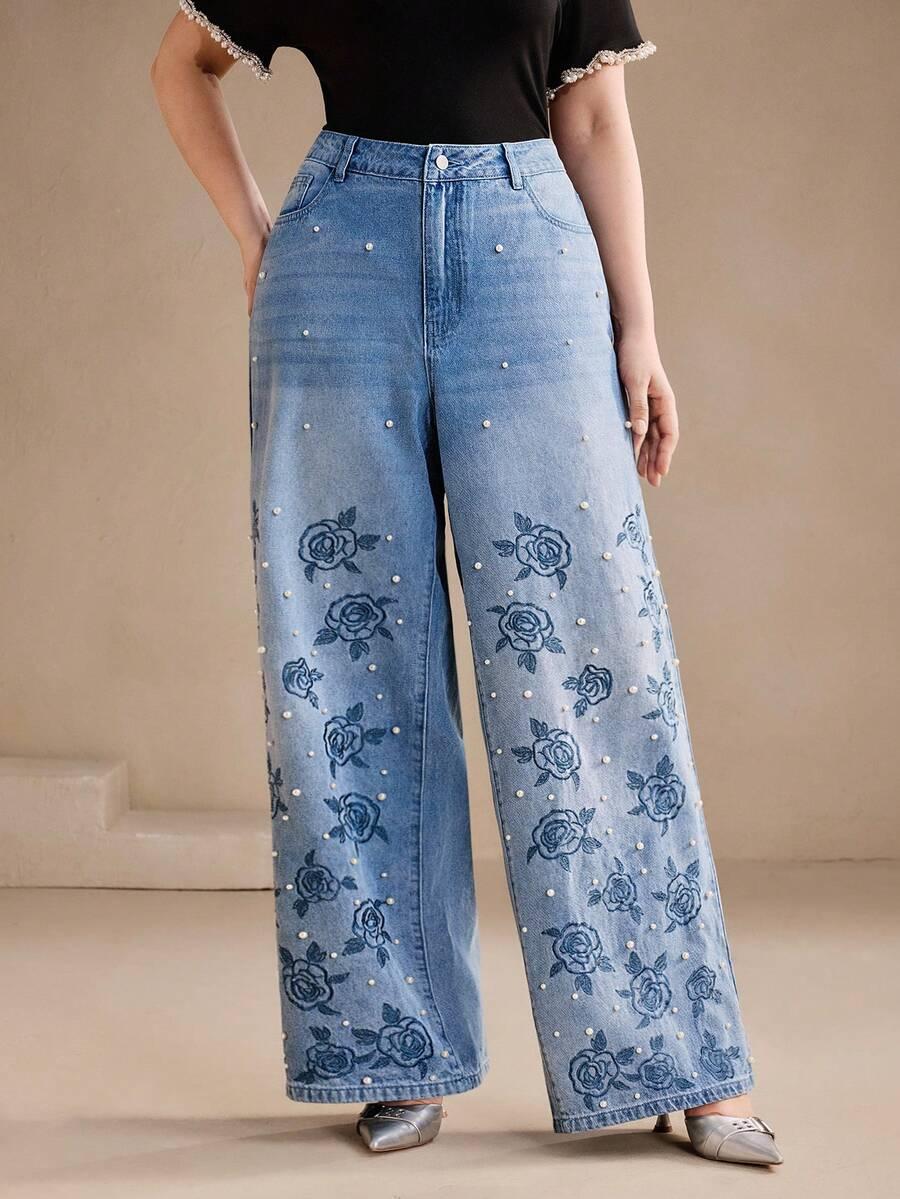 JEANSY W KWIATY