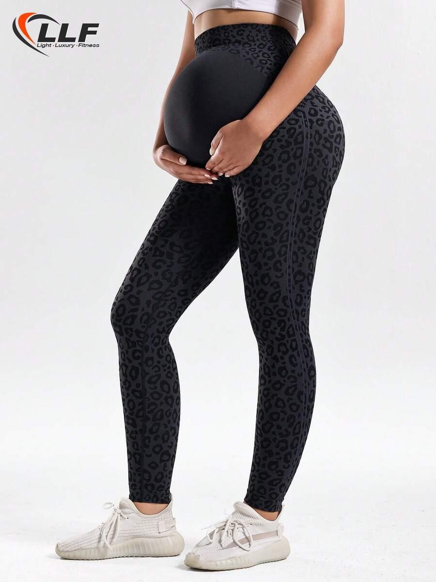 legginsy ciążowe print
