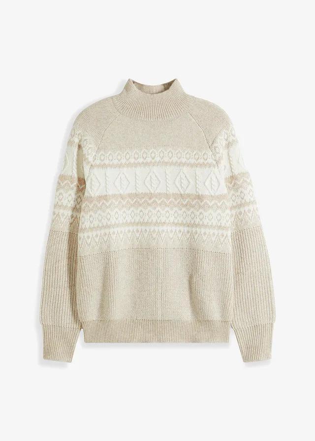 SWETER DAMSKI NORWESKI WZÓR