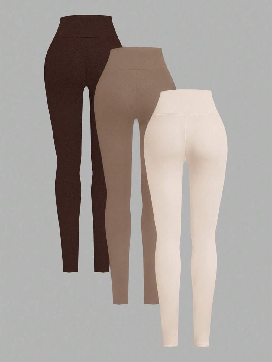 ocieplane legginsy 3-pack