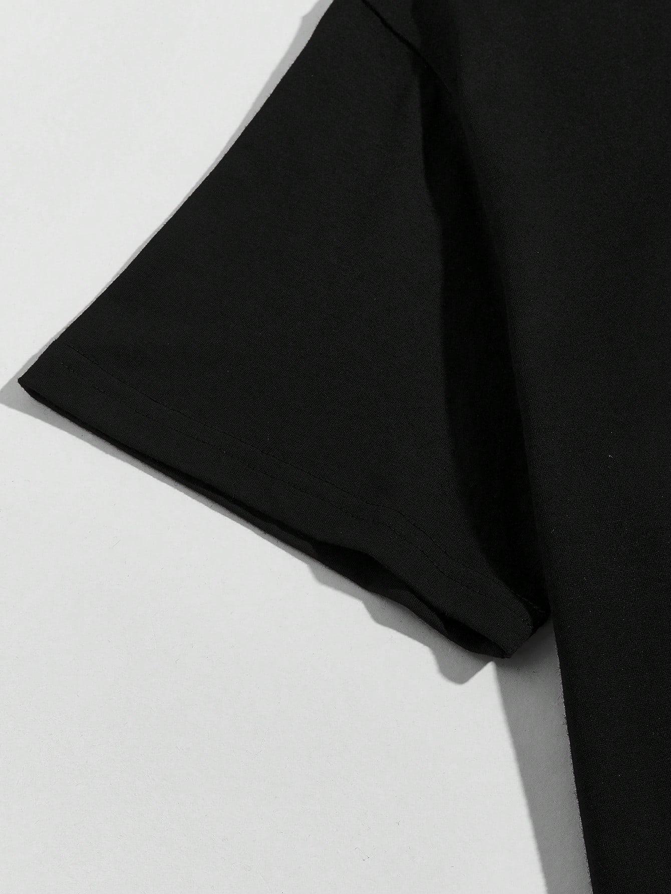 CZARNY T-SHIRT BASIC