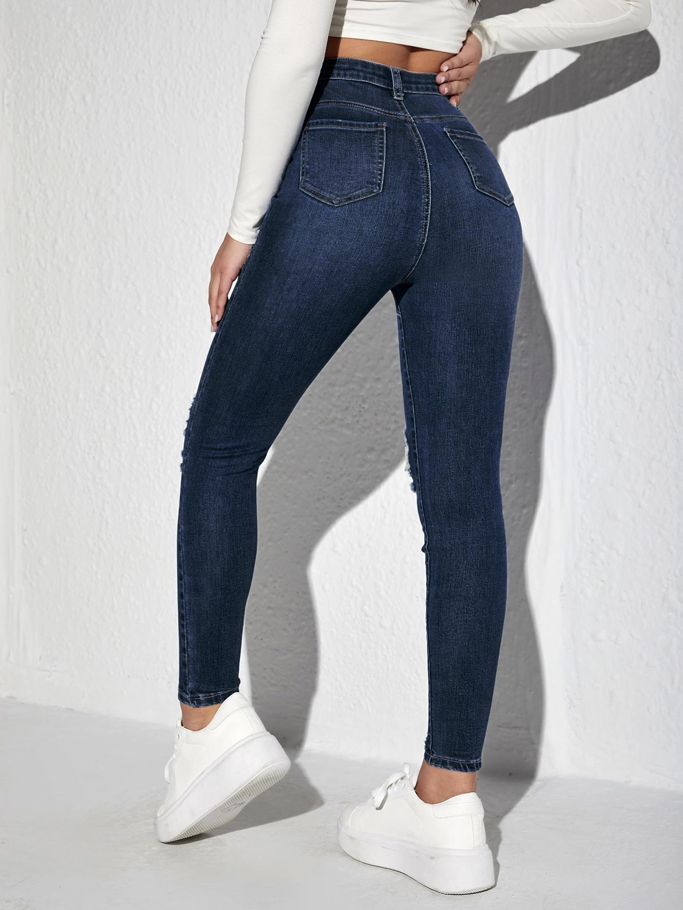 NIEBIESKIE SPODNIE JEANS