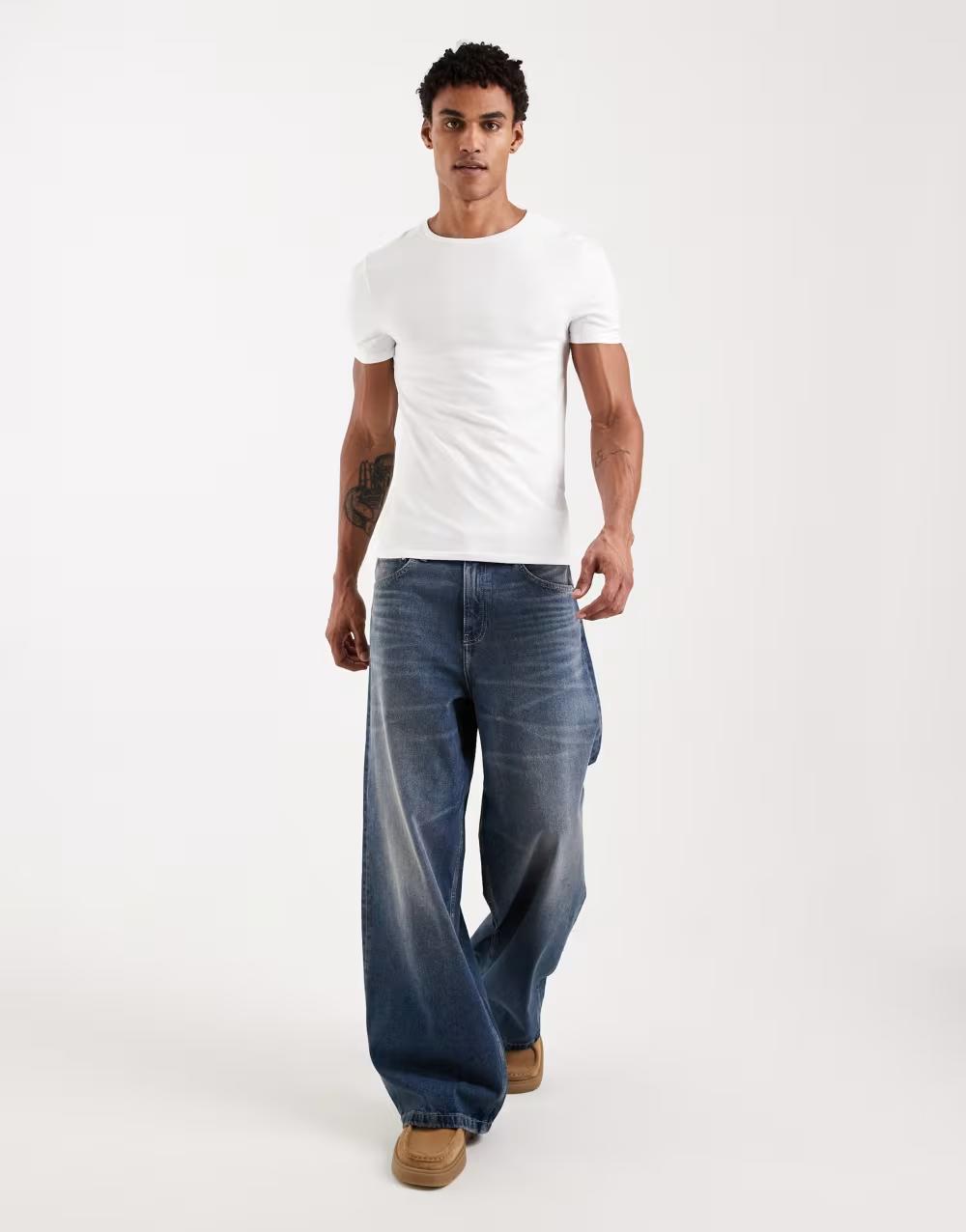 T-SHIRT OKRĄGŁY DEKOLT 2-PACK