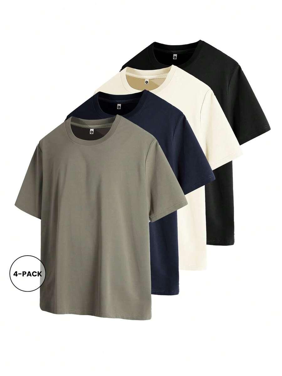 zestaw t-shirtów różne kolory 4-pack