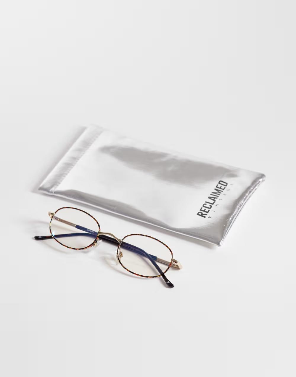 okulary zerówki animal print