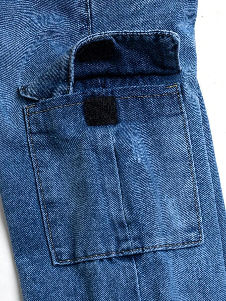 NIEBIESKIE SPODNIE JEANS
