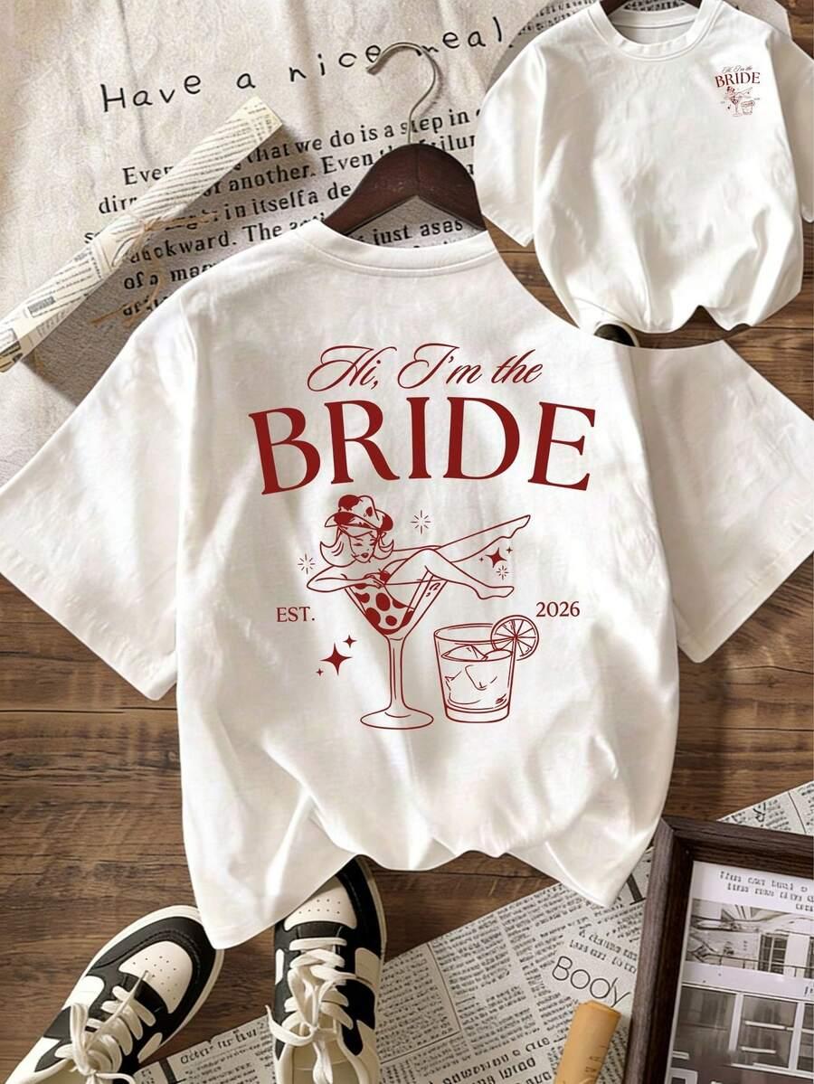 biały t-shirt napisy 
