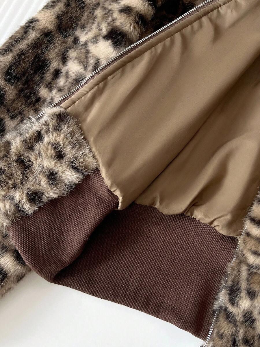 KURTKA ANIMAL PRINT KAPTUR