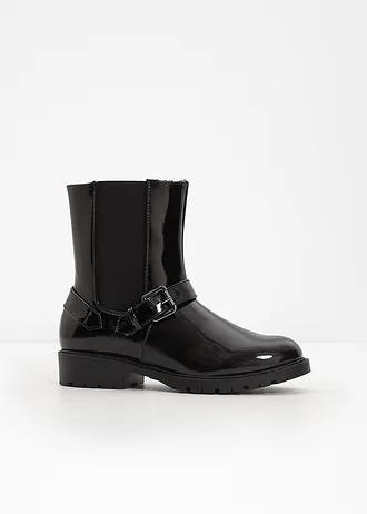 BOTKI DAMSKIE LAKIEROWANE 