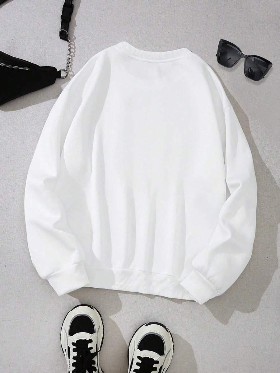 BIAŁA BLUZA NAPIS bride