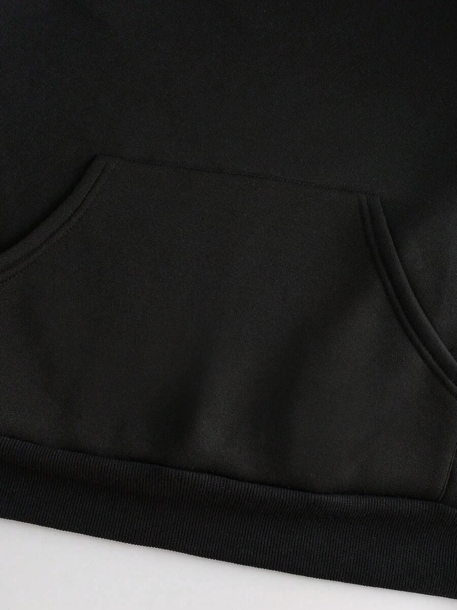 czarna bluza nadruk