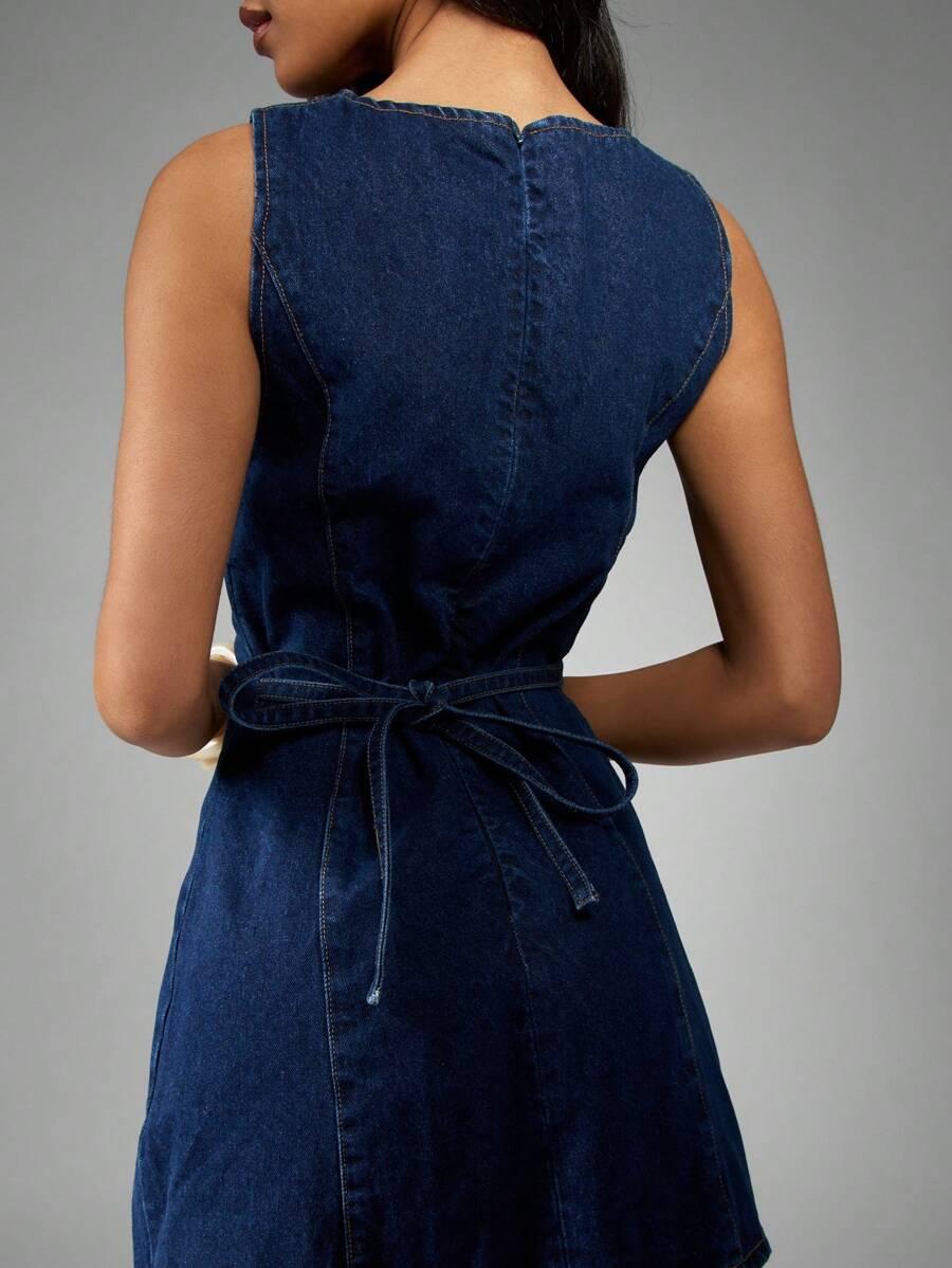 MINI SUKIENKA JEANS