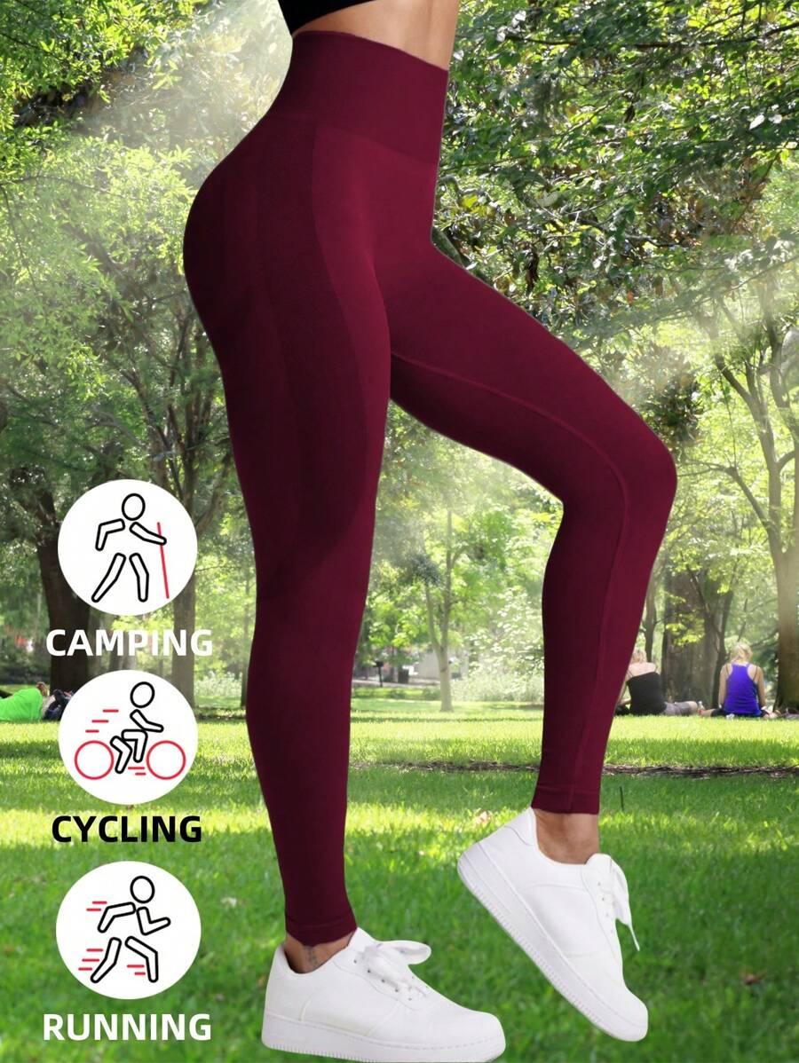 BORDOWE KLASYCZNE LEGGINSY
