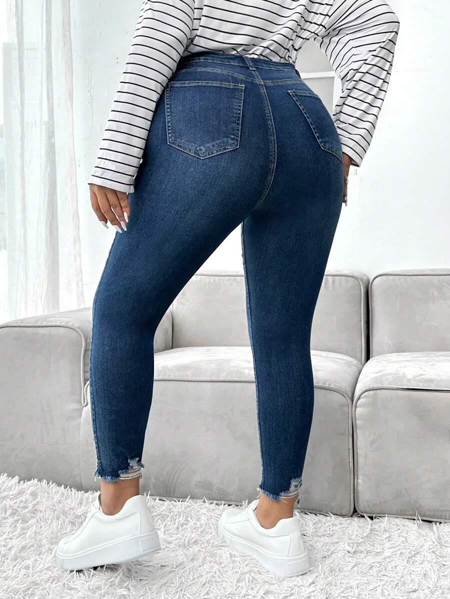 NIEBIESKIE SPODNIE JEANS