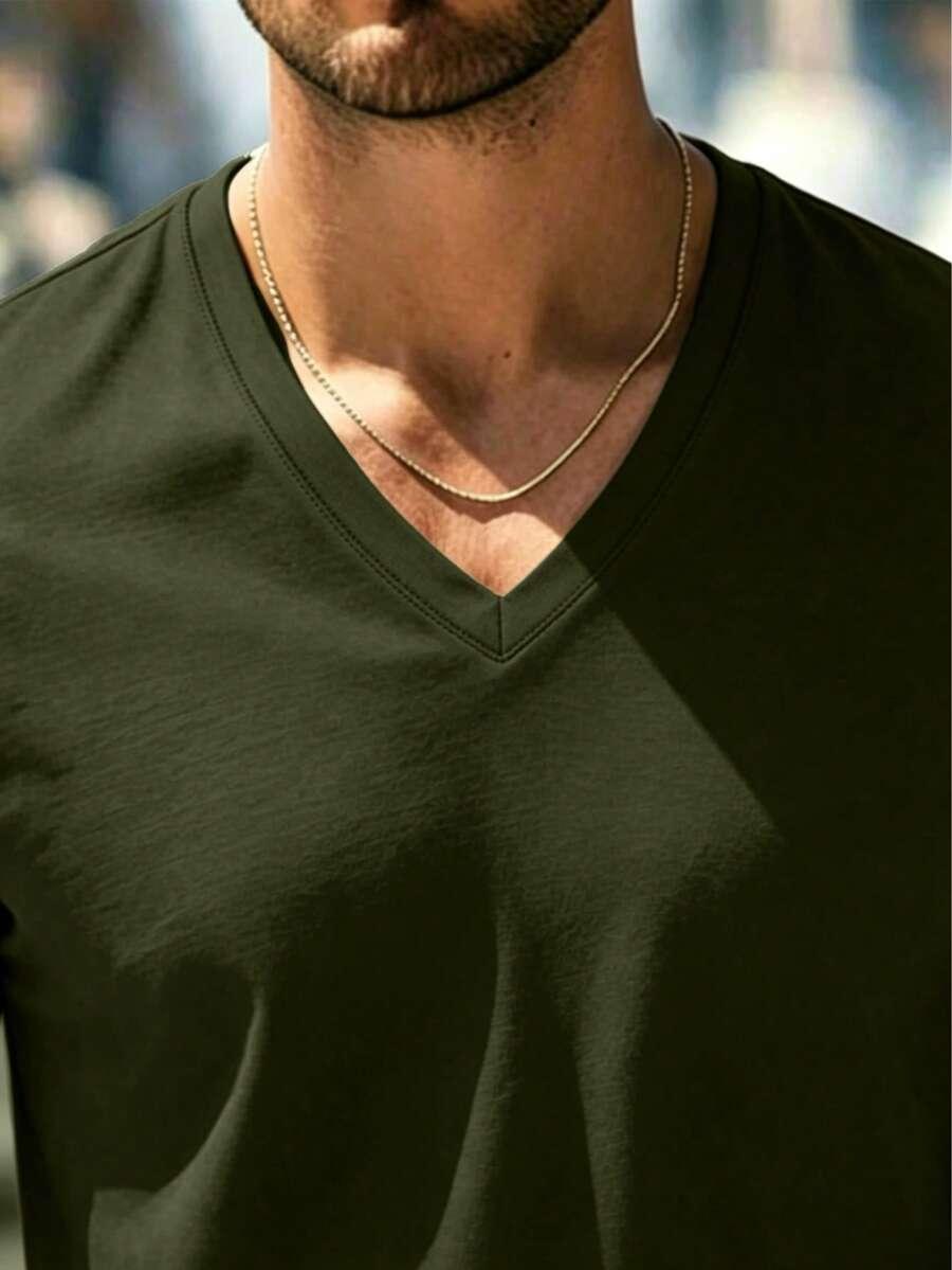 ZIELONY T-SHIRT BASIC