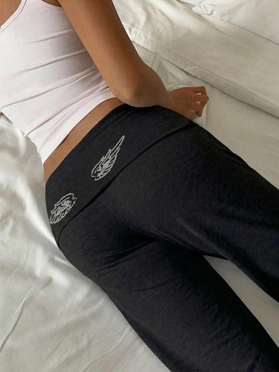 CZARNE SPODNIE CASUAL