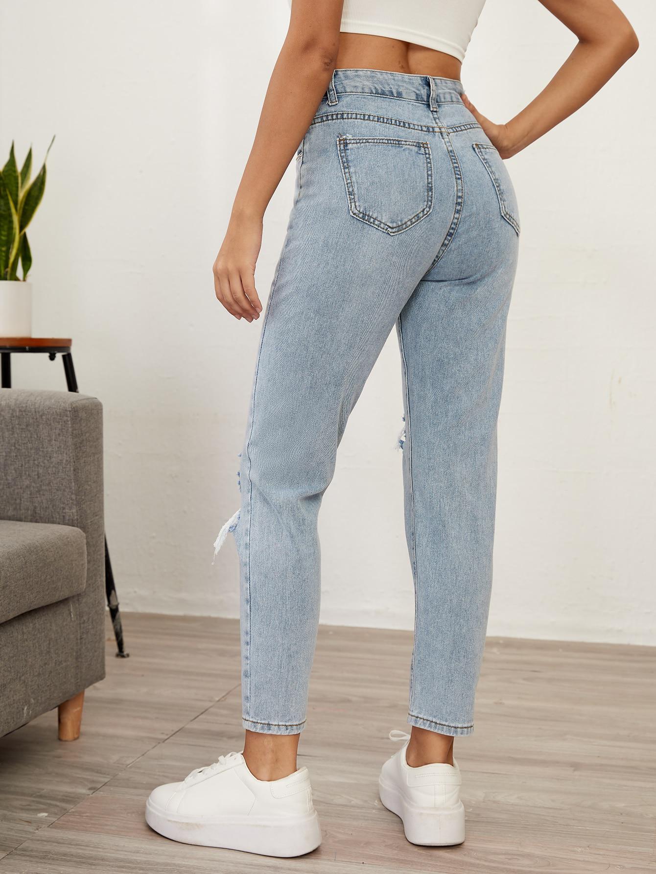 NIEBIESKIE SPODNIE JEANS