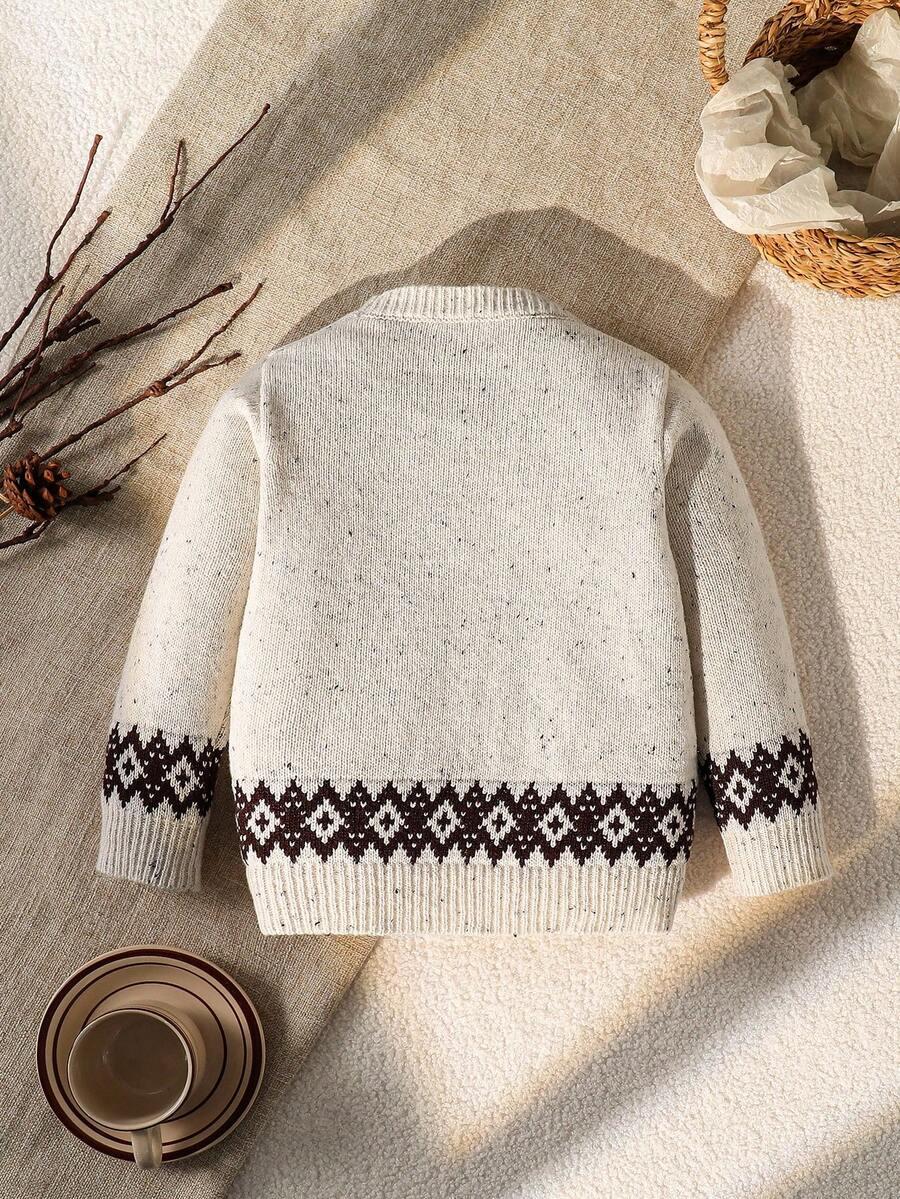 dzianinowy sweter wzór