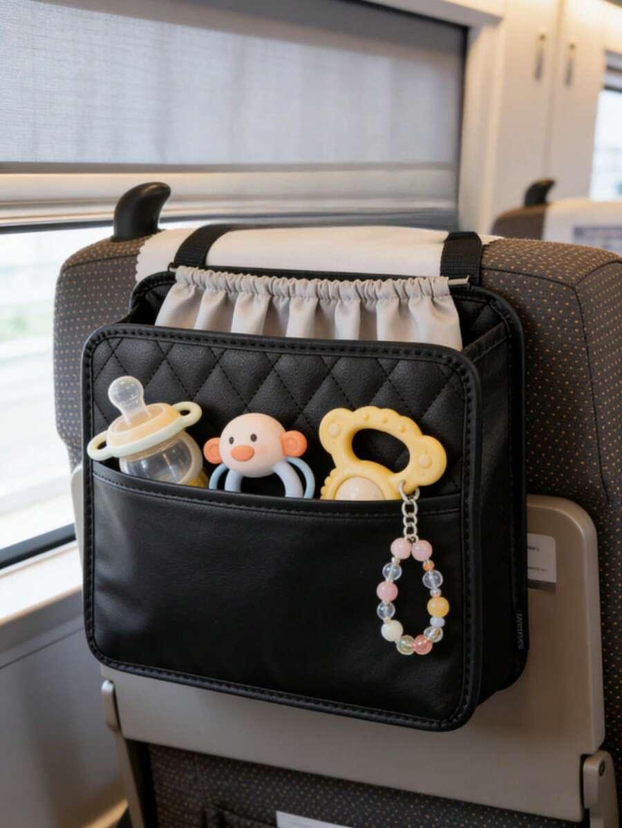 czarny organizer samochodowy 2-pack