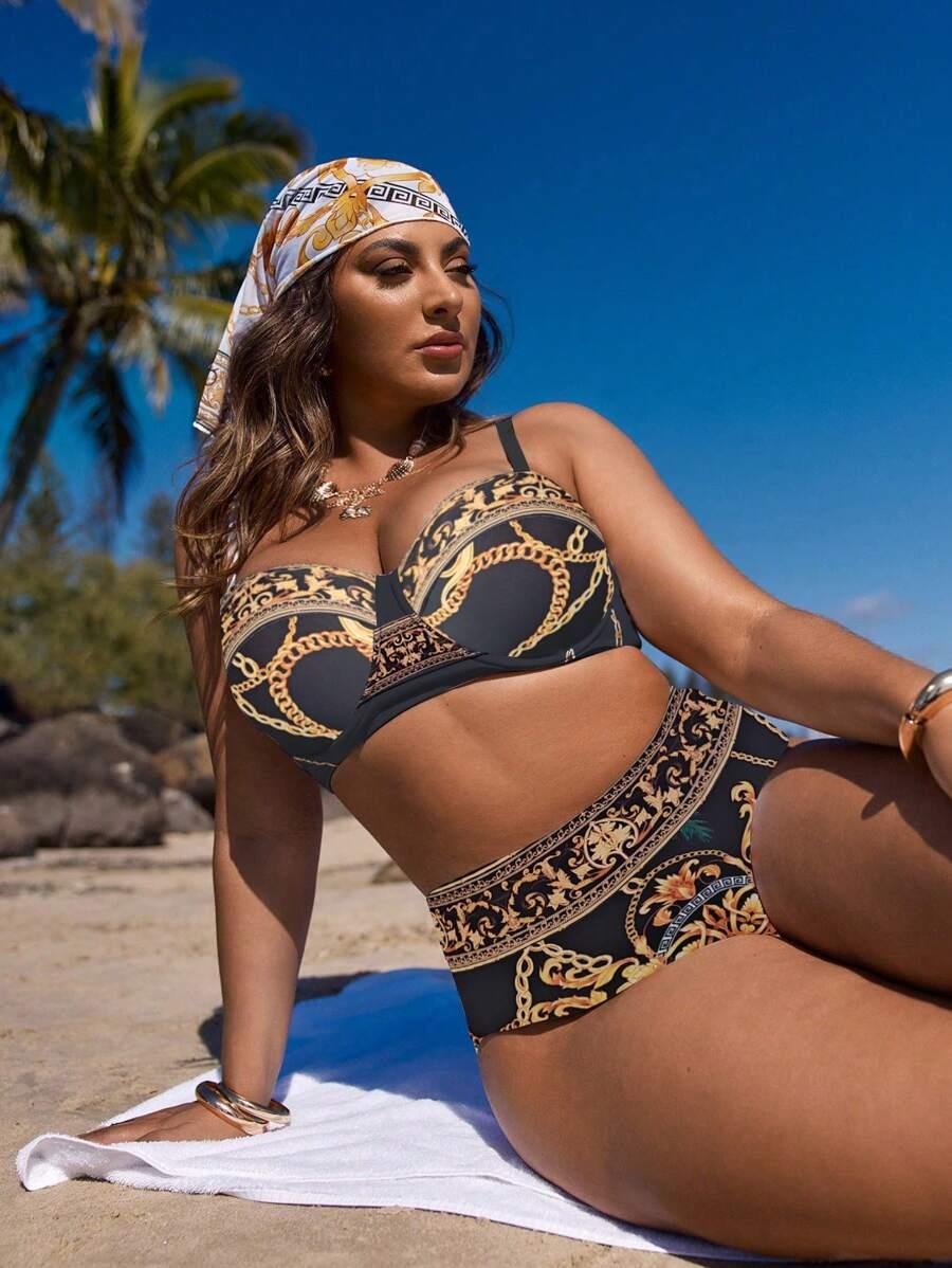 dół od bikini spódnica komplet