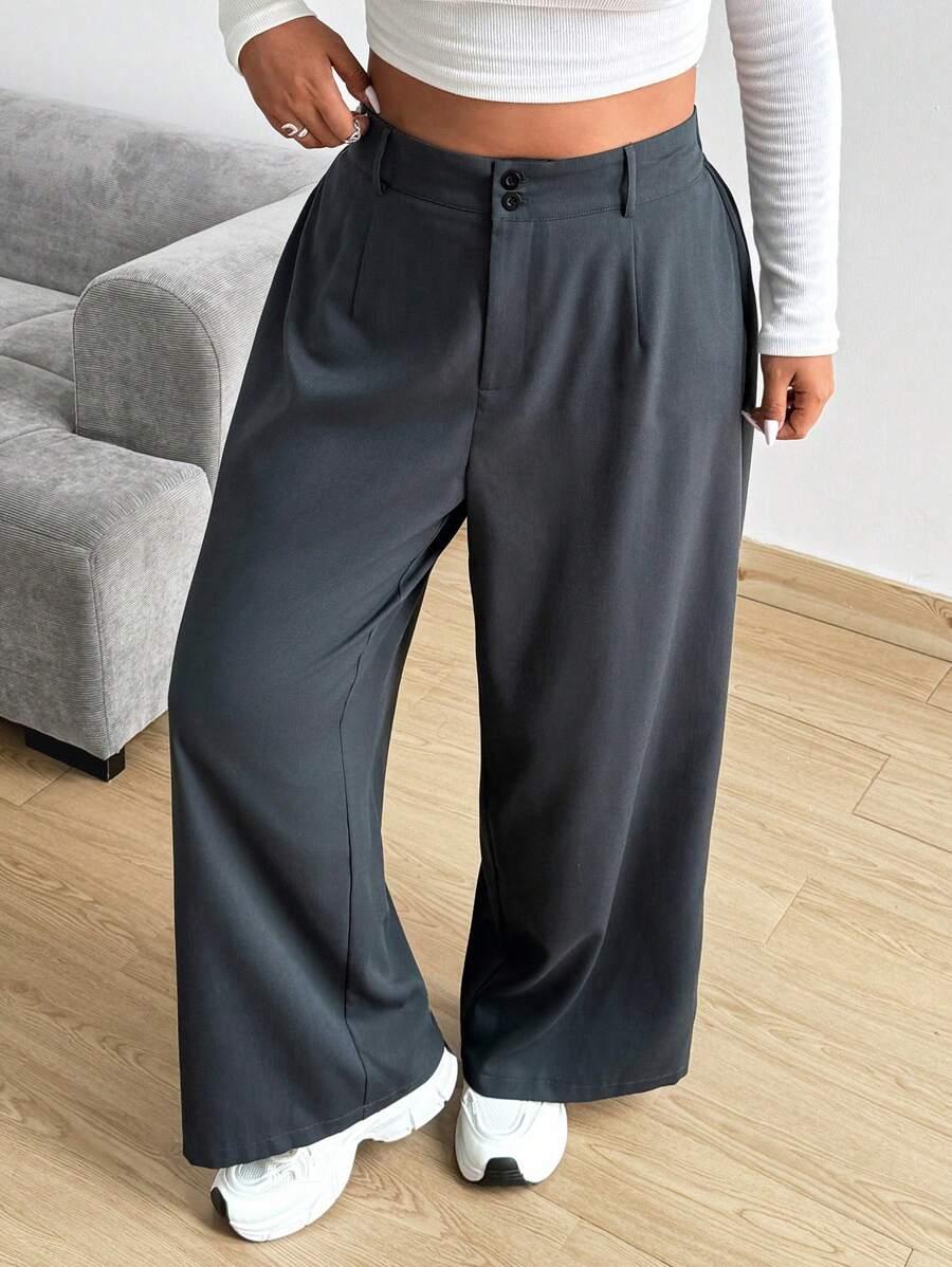 SZARE SPODNIE CASUAL