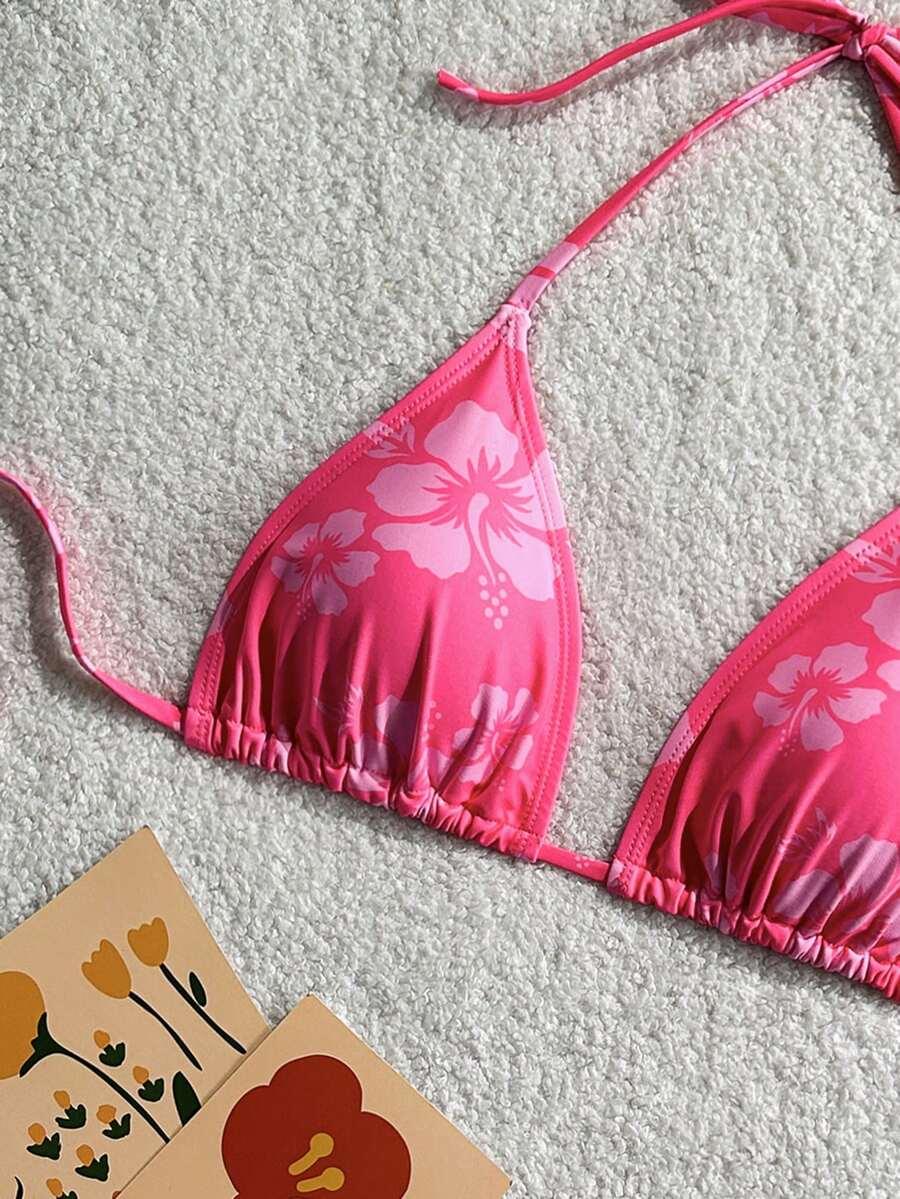 góra od bikini kwiaty 