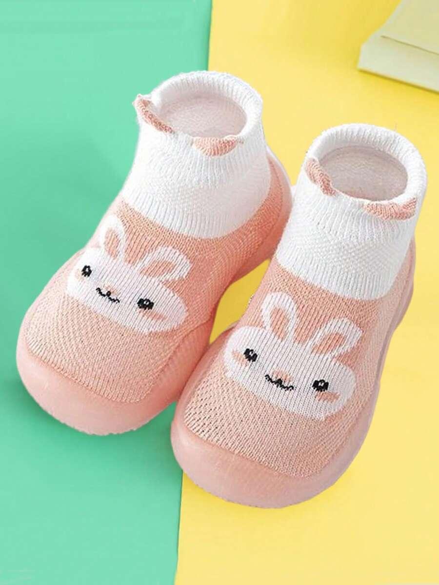 buty wzór królik
