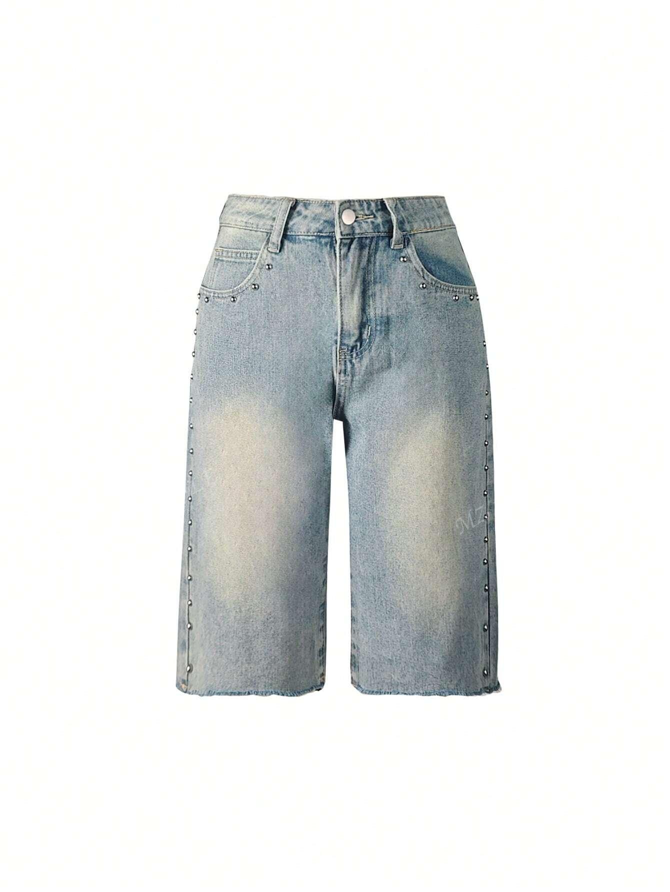 NIEBIESKIE SPODENKI JEANS