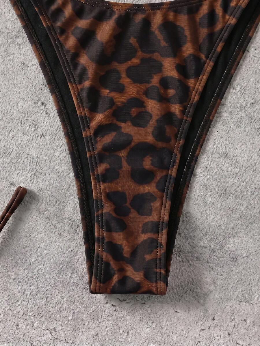 DWUCZĘŚCIOWY STRÓJ KĄPIELOWY ANIMAL PRINT