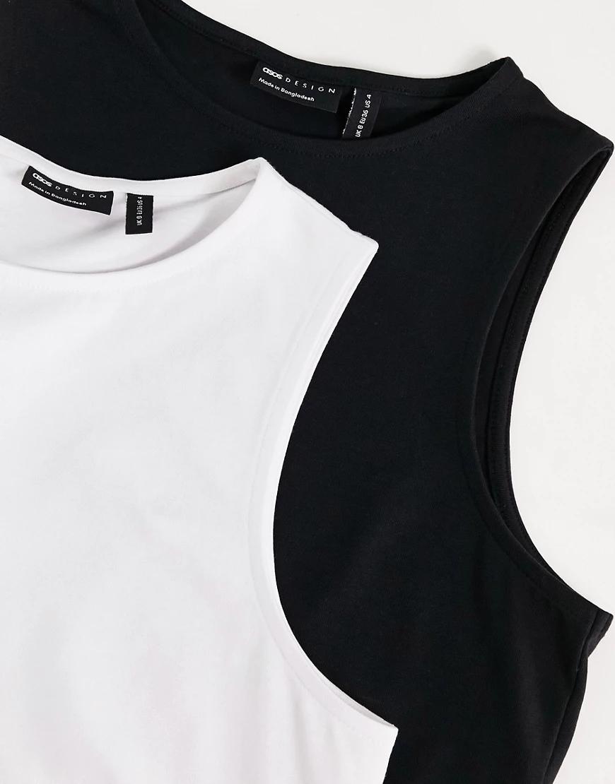 CROP TOP BEZ RĘKAWÓW 2-PACK