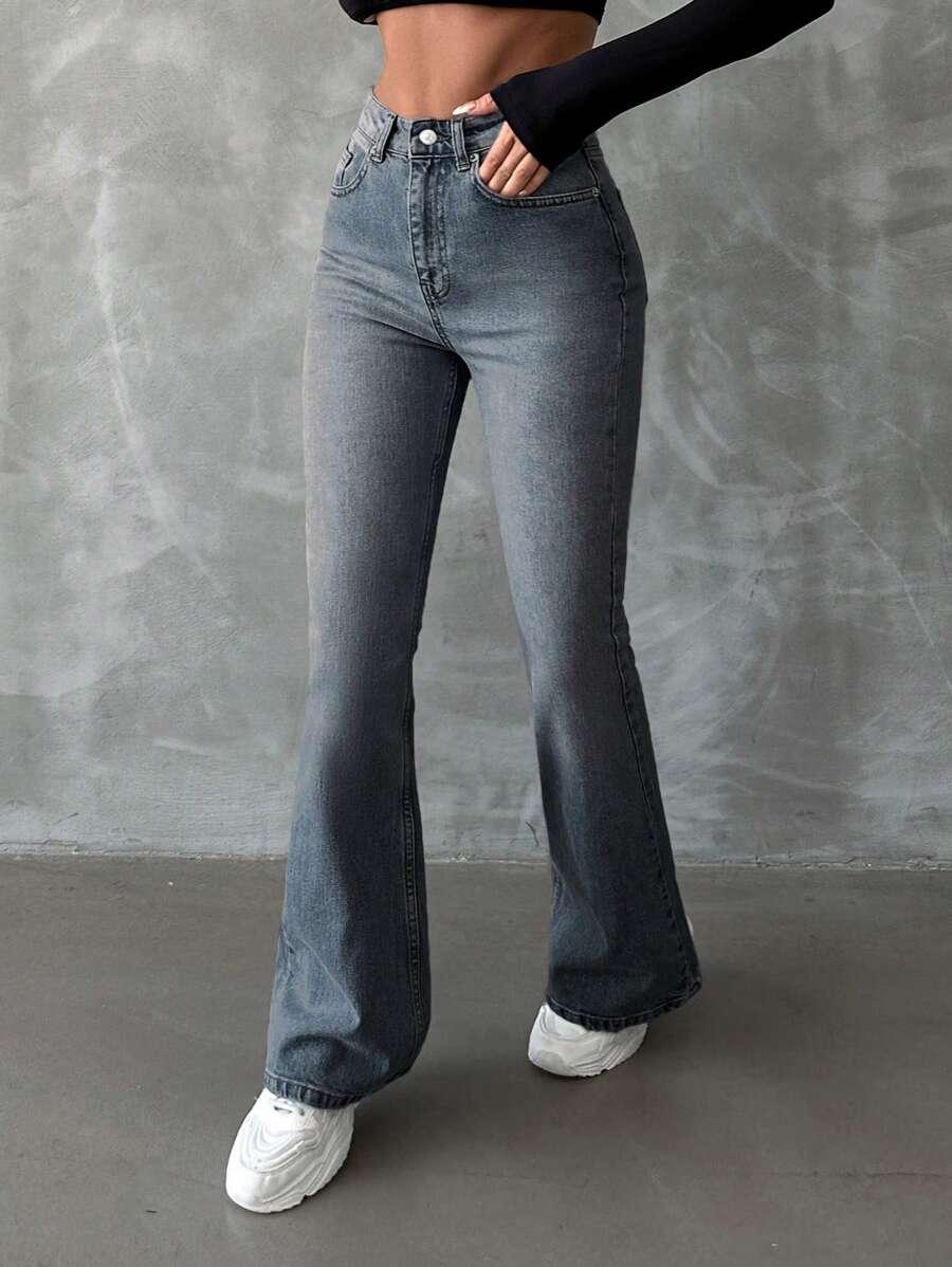 SPODNIE JEANS DZWONY