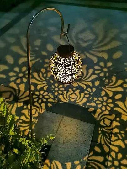 złoty lampion zdobienie