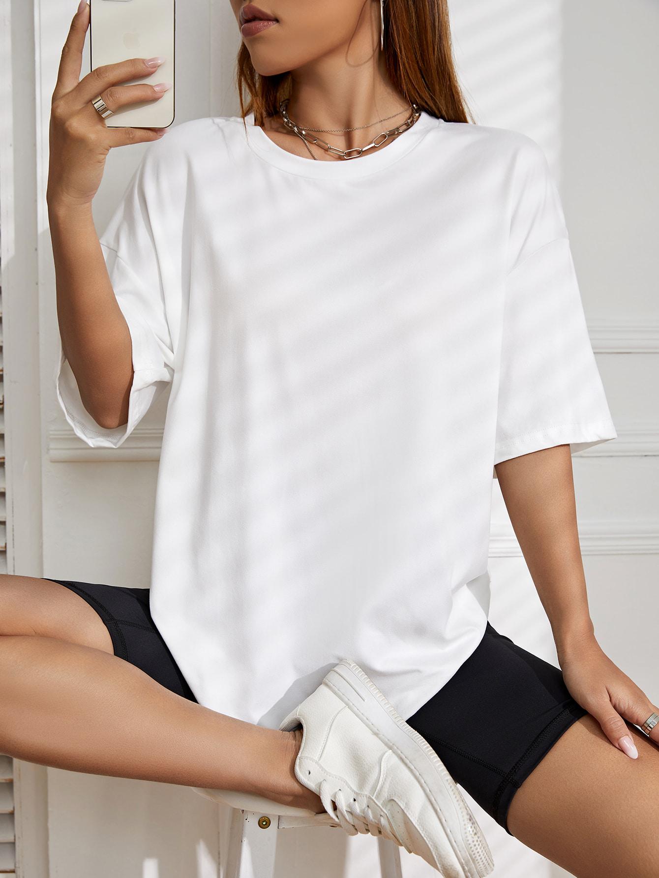 BIAŁY T-SHIRT BASIC