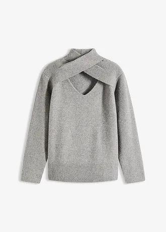 SWETER DAMSKI GOLF DŁUGI RĘKAW