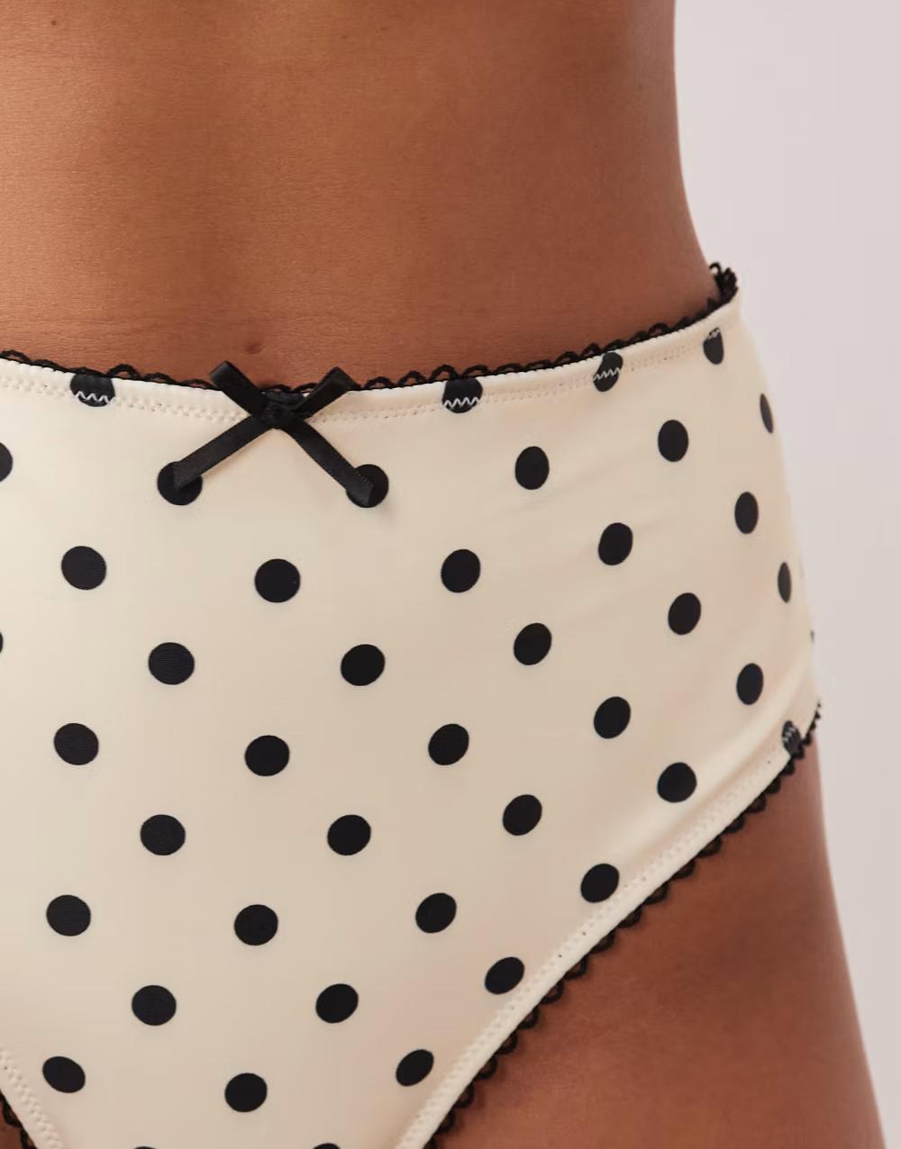 DÓŁ OD BIKINI WZÓR GROSZKI