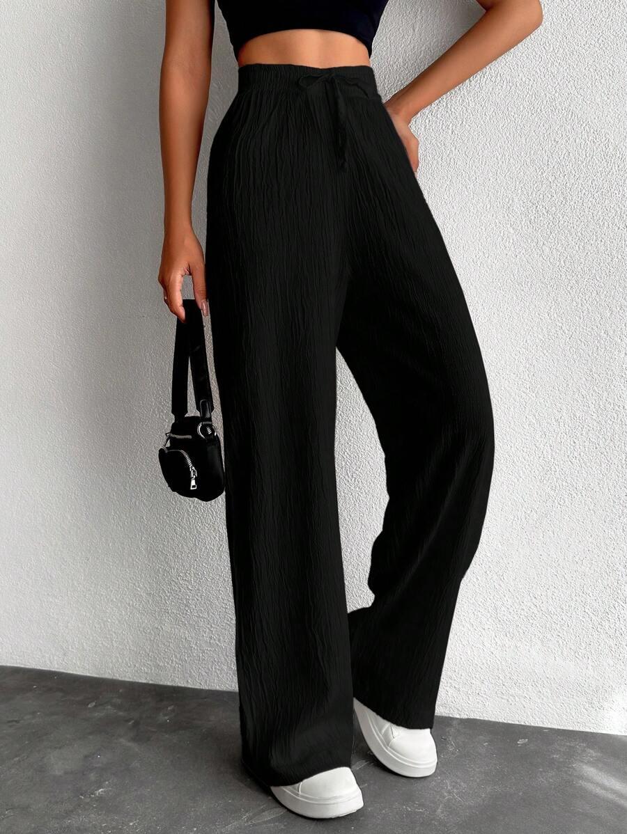 CZARNE SPODNIE CASUAL