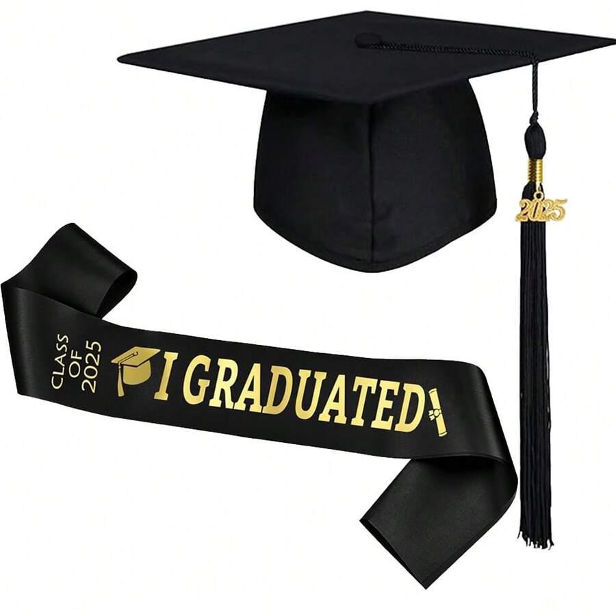 szarfa "I graduaded" zakończenie studiów