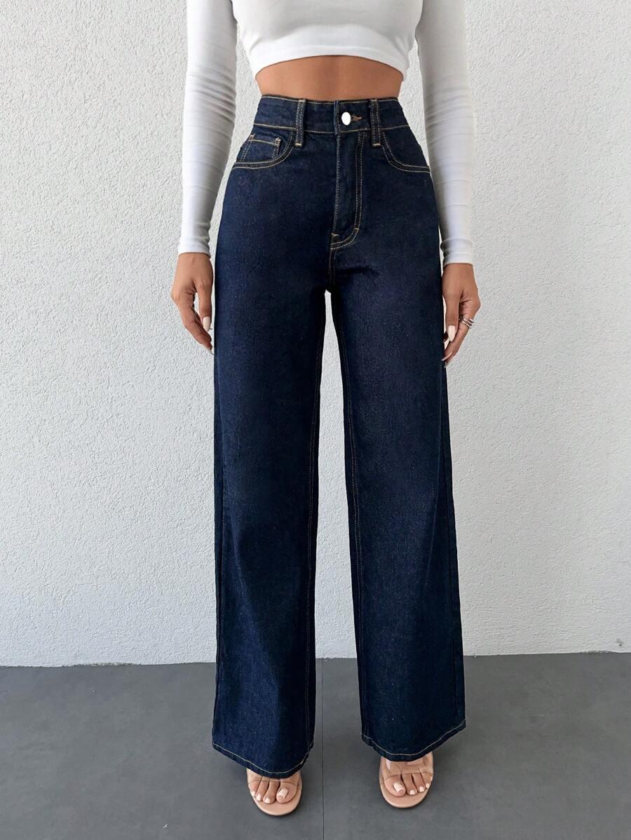 NIEBIESKIE SPODNIE JEANS