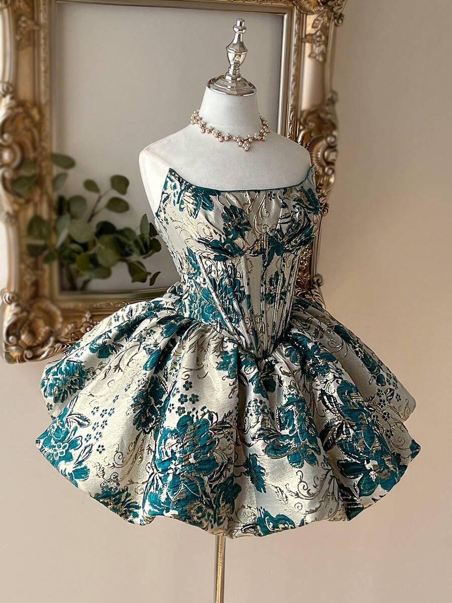 mini sukienka wzór