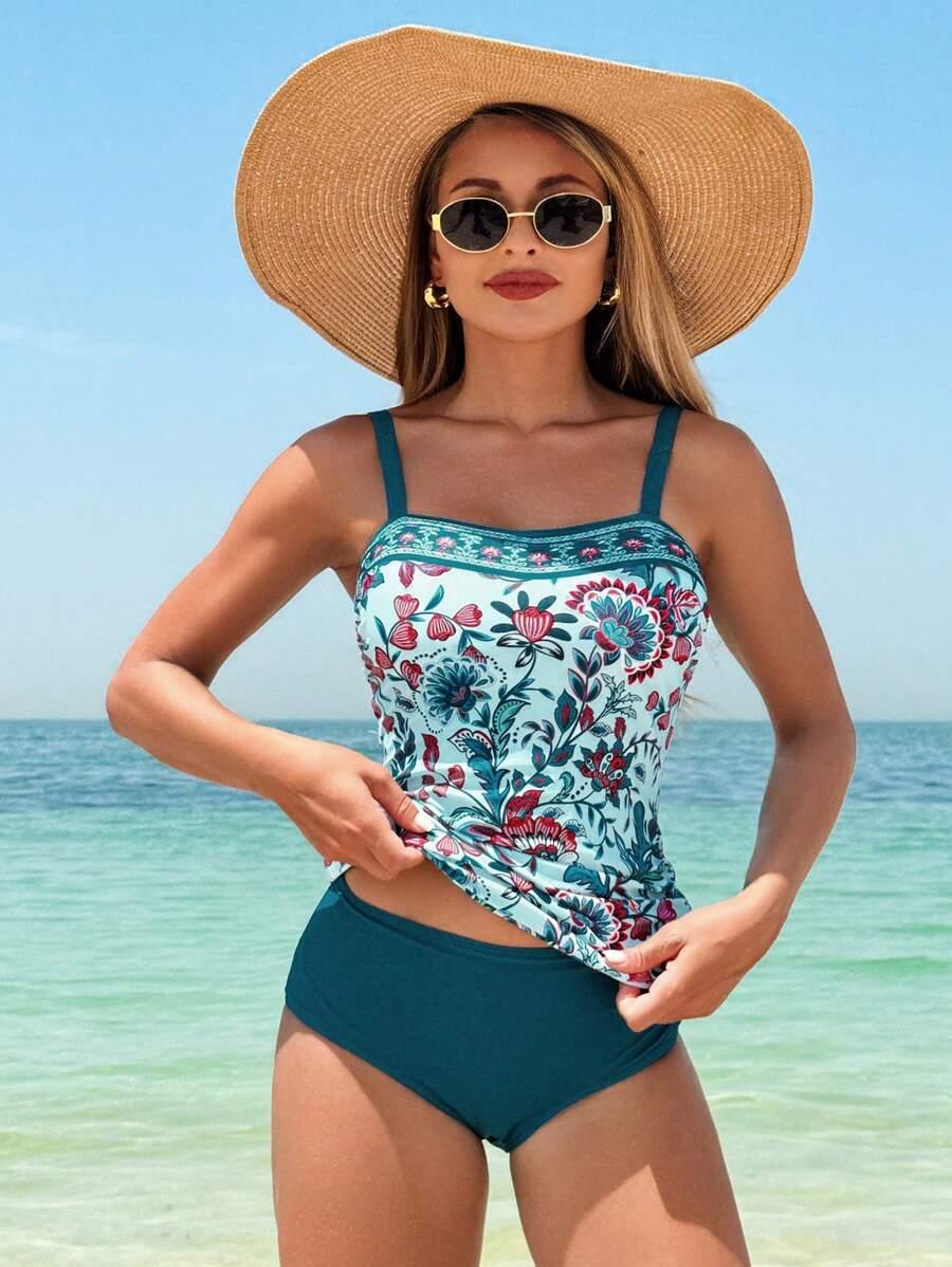 DWUCZĘŚCIOWE TANKINI DAMSKIE