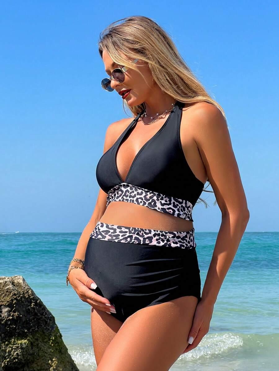 CIĄŻOWE DWUCZĘŚCIOWE BIKINI DAMSKIE 