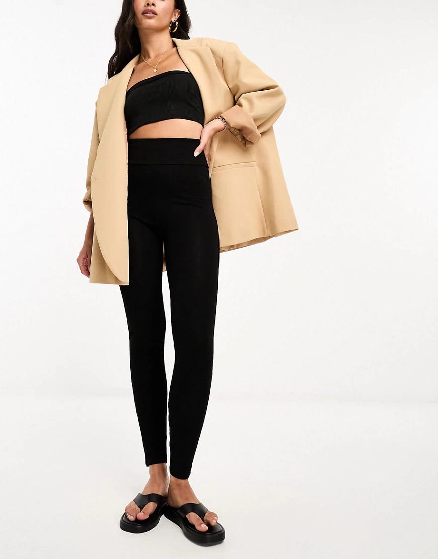 CZARNE KLASYCZNE LEGGINSY BASIC